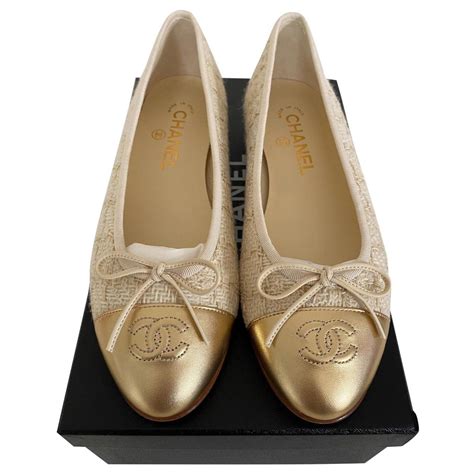 chanel ballets|chanel ballet flats beige.